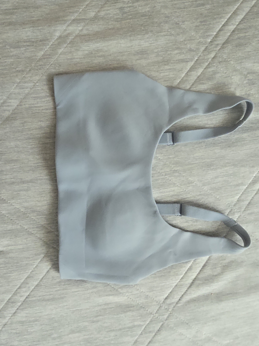lululemon athletica Light Gray Sports Bra Strap Detail